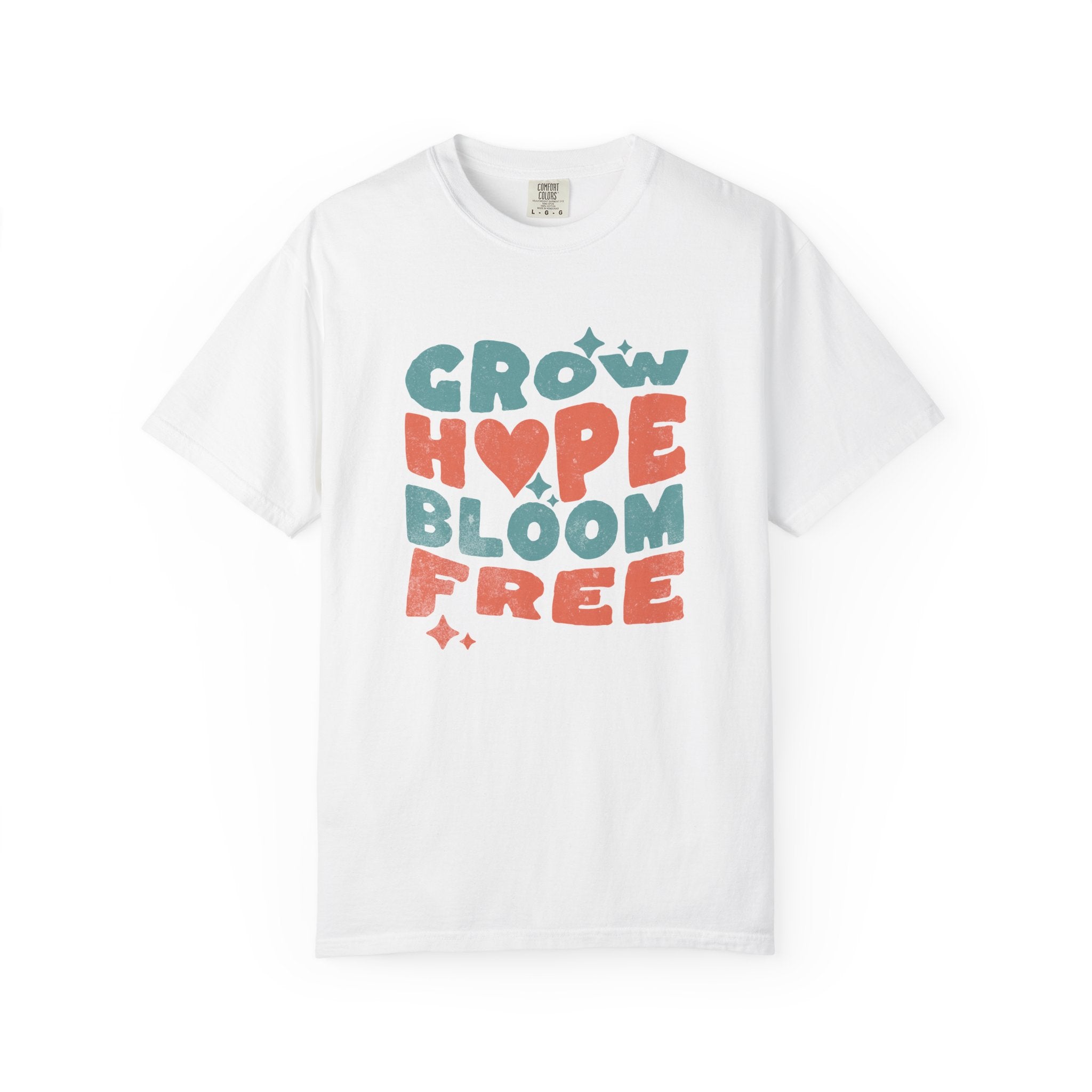 Classic Comfort Colors® 1717 Unisex T-Shirt – Grow Hope, Bloom Free | Made in USA