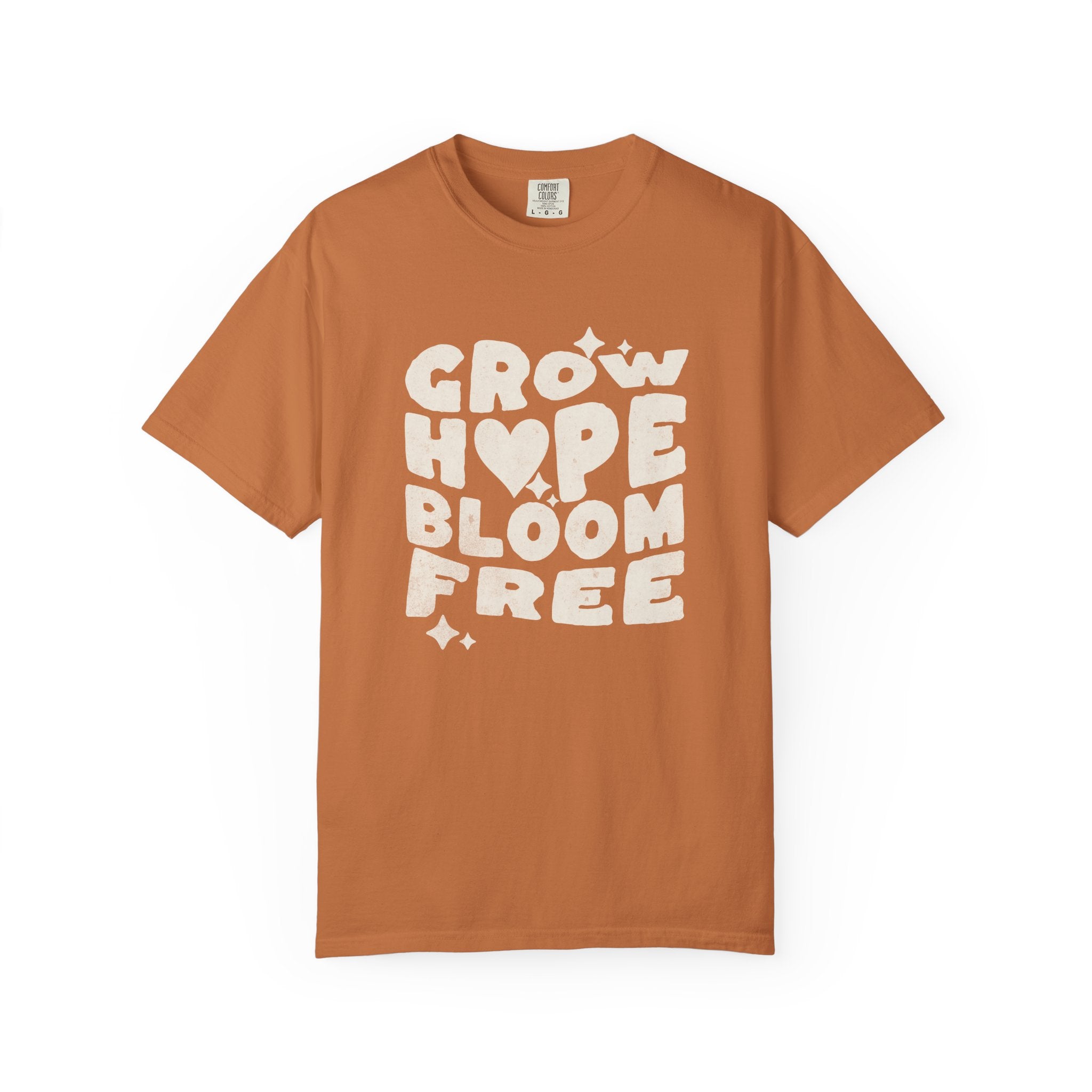 Classic Comfort Colors® 1717 Unisex T-Shirt – Grow Hope, Bloom Free | Made in USA