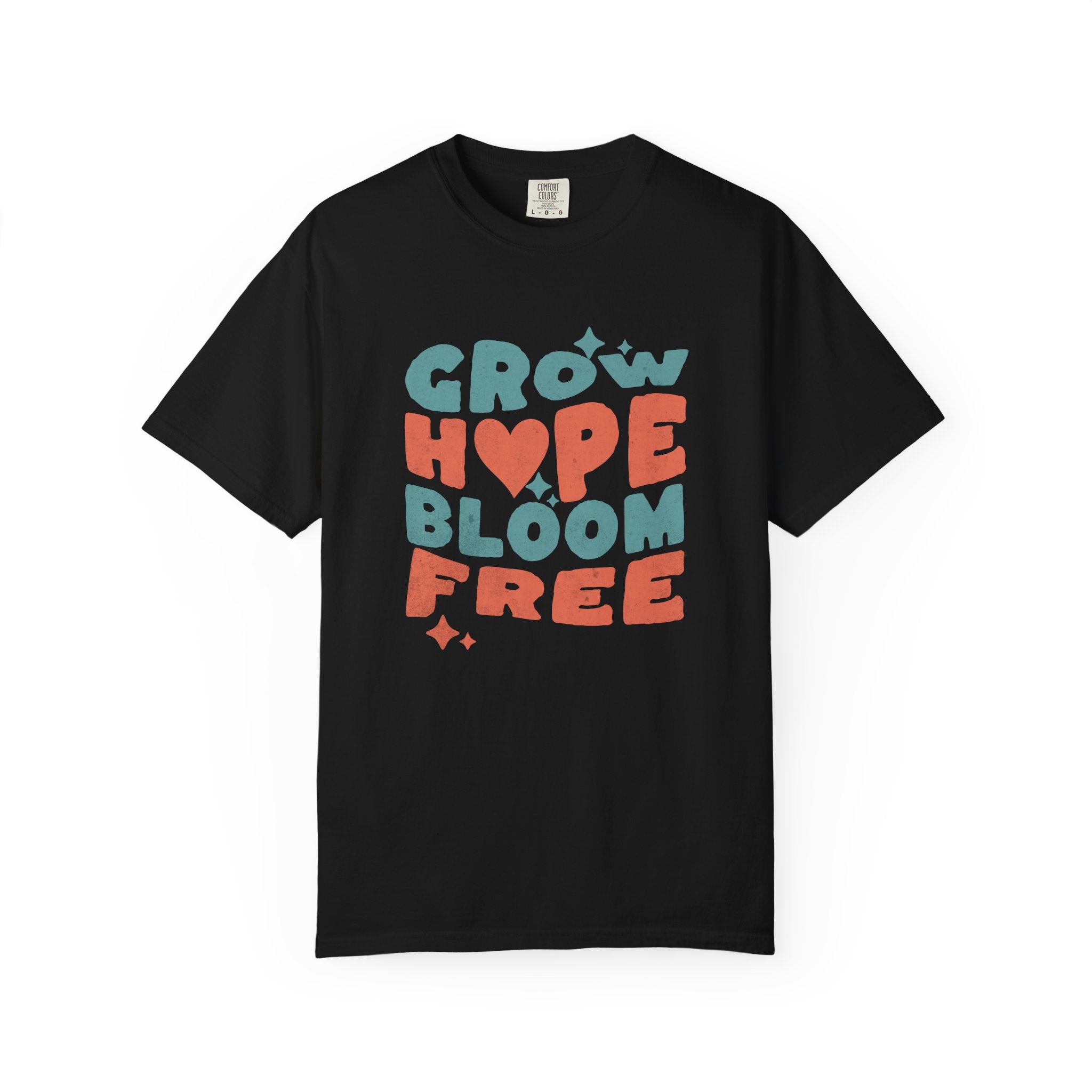 Classic Comfort Colors® 1717 Unisex T-Shirt – Grow Hope, Bloom Free | Made in USA