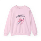Christian Sweatshirt – “God Is Still Writing My Story” | Unisex Faith-Based Crewneck